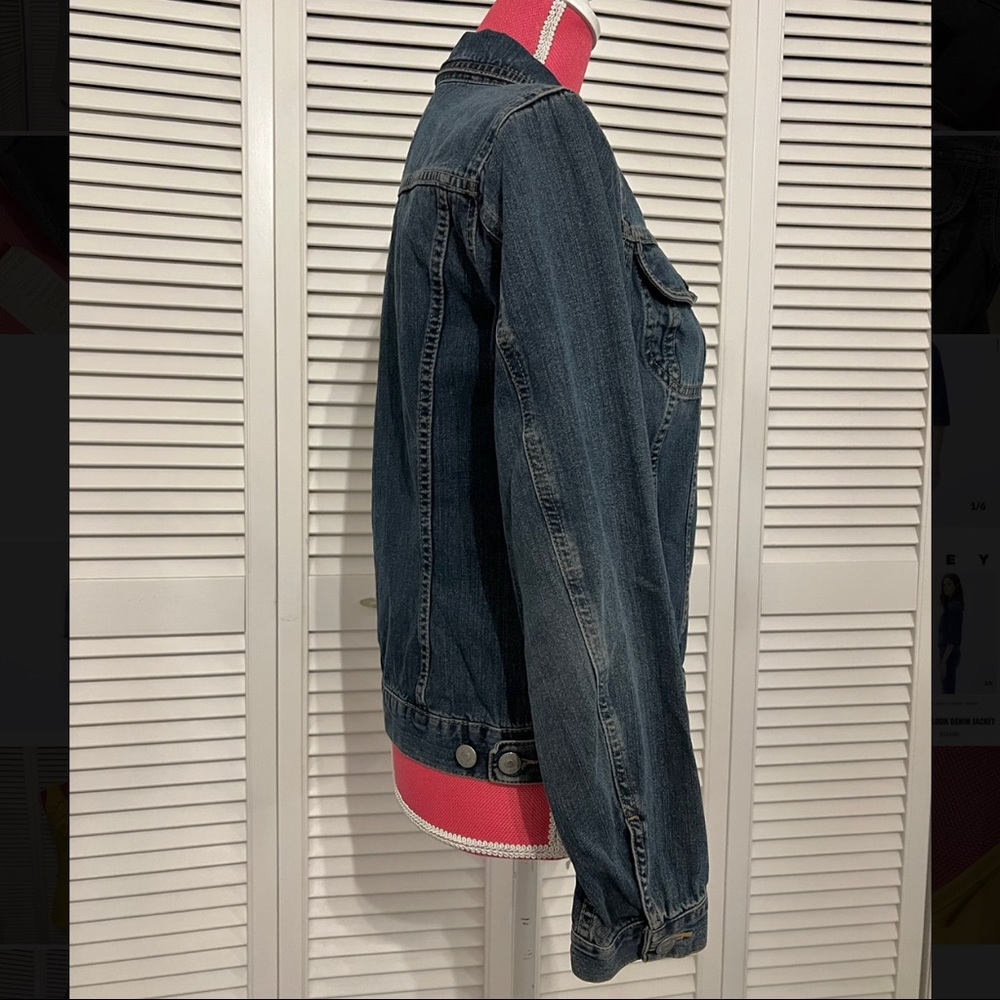 Vintage Look Denim Jacket, by Sisley (S) - Picture 9 of 15